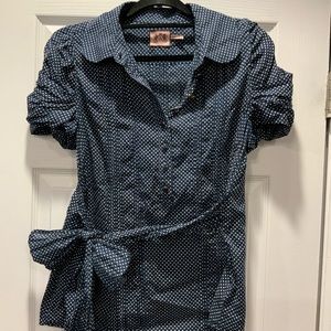 Juicy Couture blouses; Blue- sz6; White- M